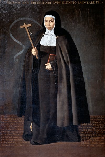 Abbess Jerónima de la Fuente by Diego Velázquez