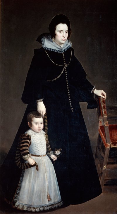 Dona Antonia Ifenarrietta and Her Son, 1631 by Diego Velázquez
