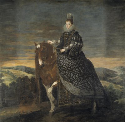 Equestrian Portrait of Margarita of Austria by Diego Velázquez