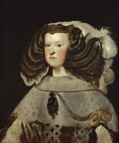 Portrait of Mariana of Austria by Diego Velázquez