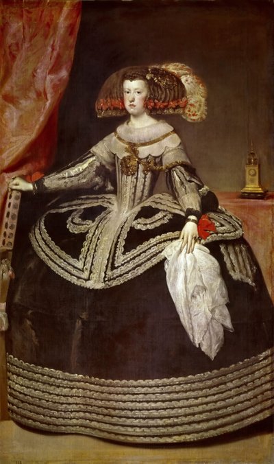 Portrait of Mariana of Austria by Diego Velázquez