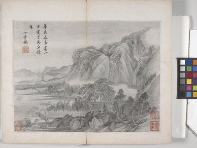 Album of Landscape Paintings by Ding Yunpeng