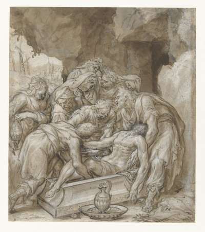 Entombment by Dirck Barendsz.