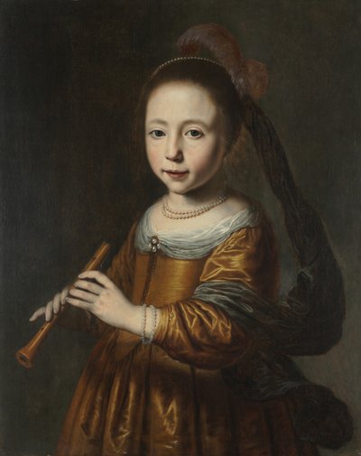 Portrait of Elizabeth Spiegel by Dirck Dircksz. Santvoort