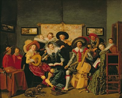 A Musical Party, c.1625 by Dirck Hals