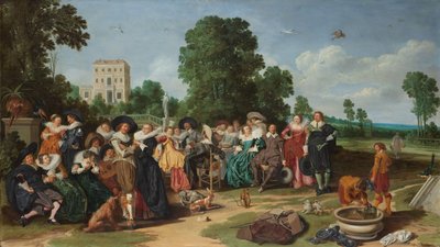 The Fête Champêtre by Dirck Hals