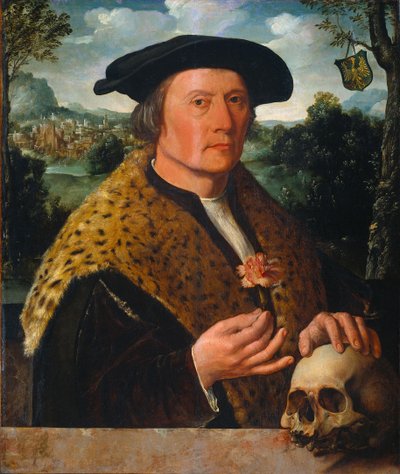 Portrait of Pompeius Occo 1483-1537 by Dirck Jacobsz
