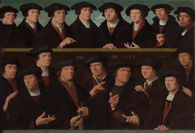 A Group of Guardsmen by Dirck Jakobsz
