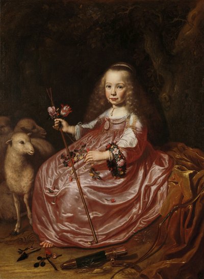 Portrait of Clara Alewijn by Dirck Santvoort