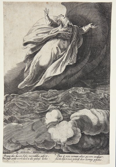 God Separates Light and Darkness by Dirck Volckertsz. Coornhert
