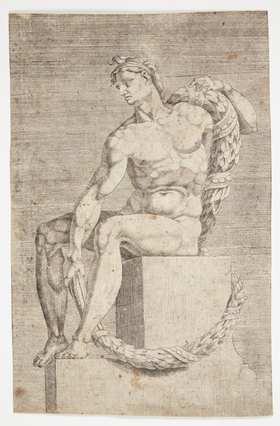 Nude from the Sistine Chapel by Dirck Volckertsz. Coornhert