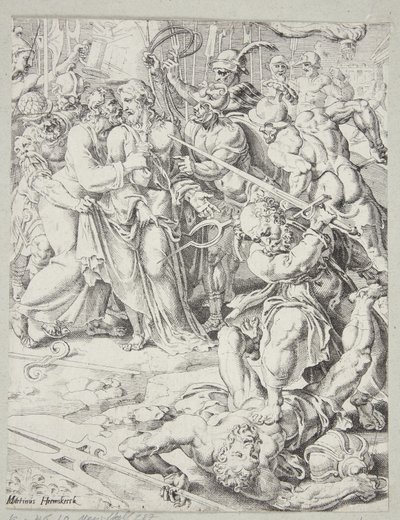 The Betrayal of Christ by Dirck Volckertsz. Coornhert