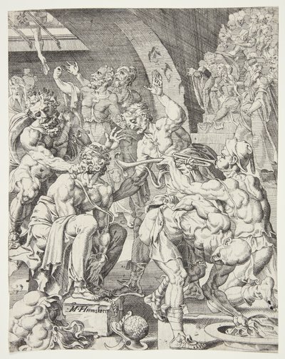 The Mocking of Christ by Dirck Volckertsz. Coornhert