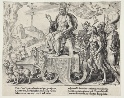 The Triumph of Christ by Dirck Volckertsz. Coornhert