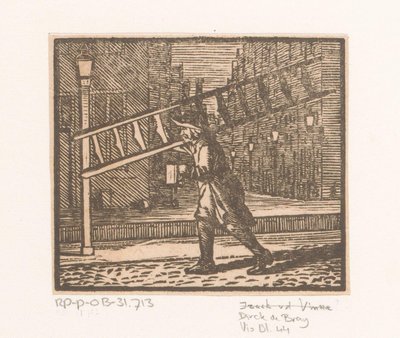 Lamplighter by Dirck de Bray