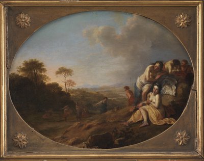 Nymphs in a Landscape by Dirck van der Lisse
