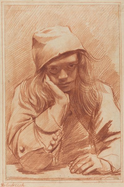 Self-Portrait by Dirk Theodor Helmbrecker