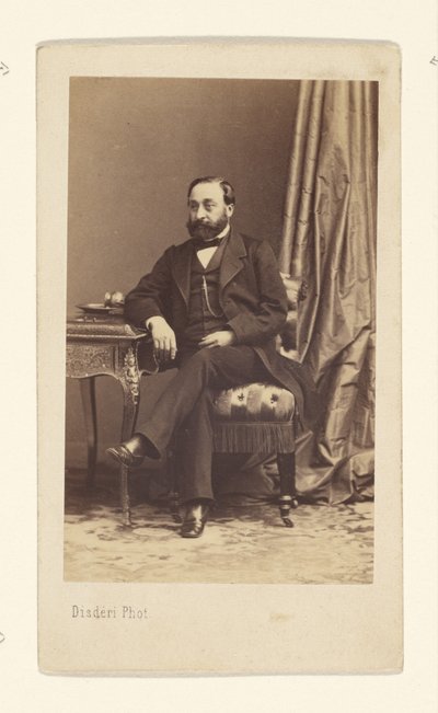 Portrait of a Bearded Man by Disdéri and Cie.