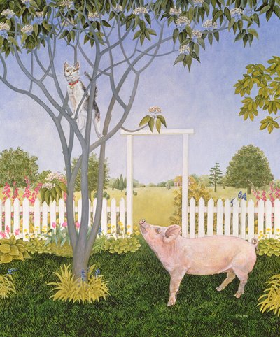 Pig and Cat by Ditz
