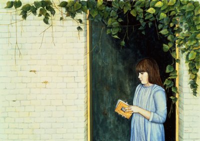 Reading Girl by Ditz