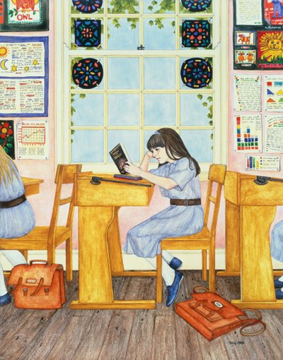 School, 1986 by Ditz