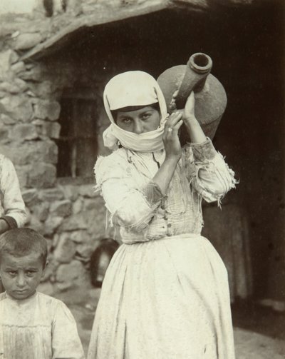 Armenian country girl, Yerevan by Dmitri Ivanovich Yermakov