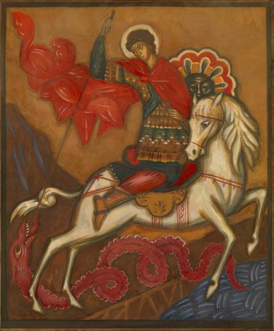 Saint George and the Dragon by Dmitri Semyonovich Stelletsky