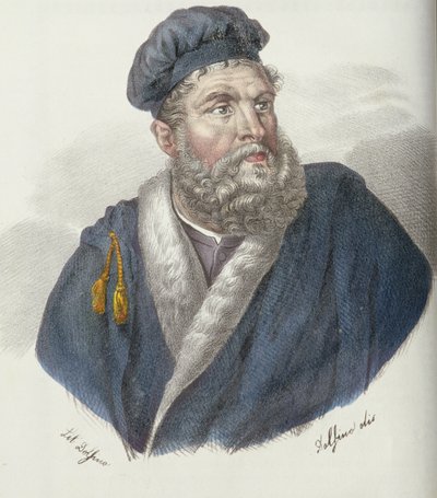 Portrait of Marco Polo by Dolfino