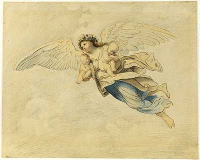 Night Carrying Sleep and Death by Domenichino