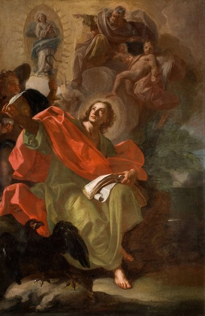 Saint John The Divine by Domenico Antonio Vaccaro