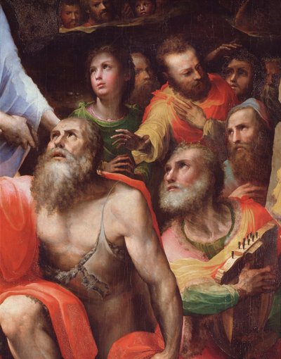 Descent of Christ into limbo (detail) by Domenico Beccafumi