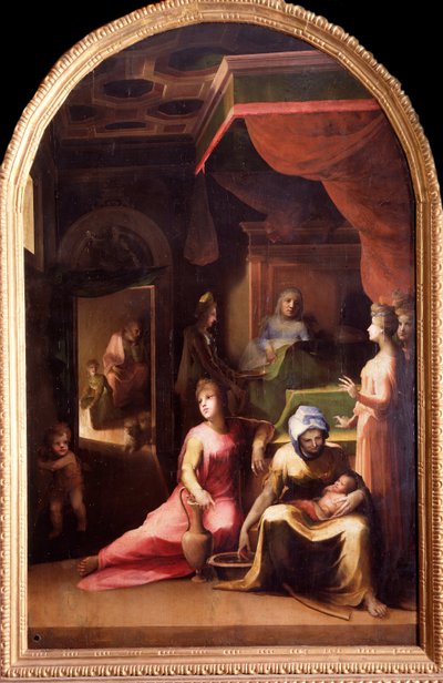 The Birth of the Virgin by Domenico Beccafumi