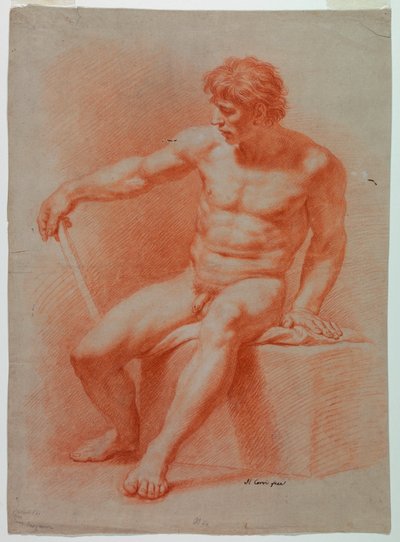 Drawing, Nude by Domenico Corvi