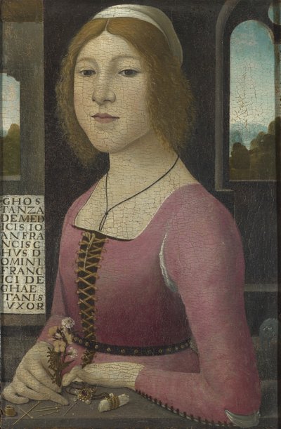 Costanza Caetani by Domenico, Ghirlandaio