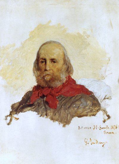 Portrait of Garibaldi, 1876 by Domenico Induno
