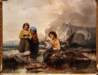 Young Fishermen by Domenico Induno