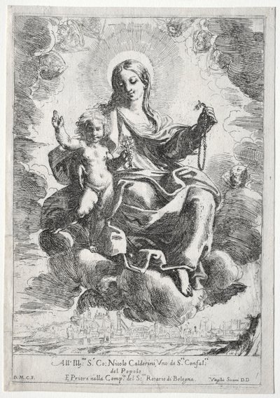 Madonna of the Rosary by Domenico Maria Canuti