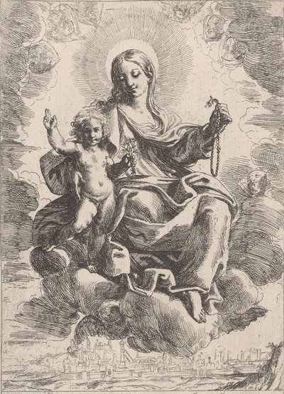 The Virgin of the Rosary by Domenico Maria Canuti