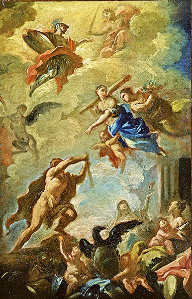 The Triumph of Hercules by Domenico Mondo