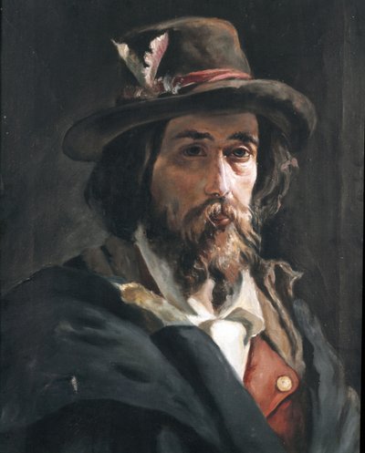 Portrait of Francesco Nullo by Domenico Morelli