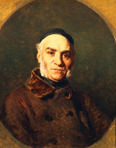 Portrait of Giacinto Gigante by Domenico Morelli