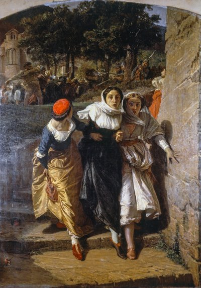 Sicilian Vespers by Domenico Morelli