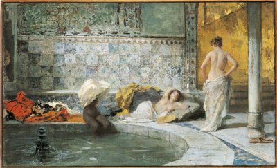 Turkish Bath by Domenico Morelli