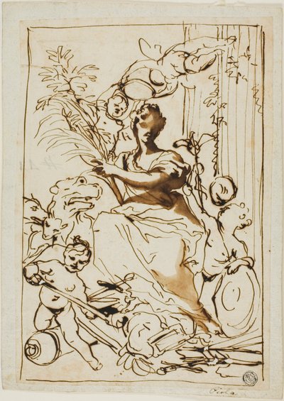 Allegory of Victory by Domenico Piola