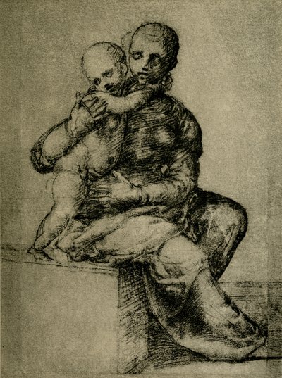 Madonna with Child by Domenico Puligo