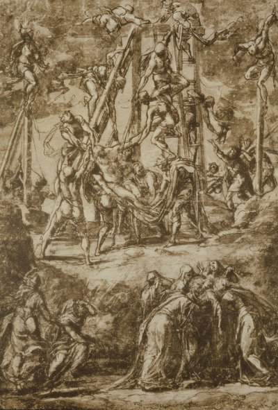 Study for the Deposition by Domenico Robusti Tintoretto