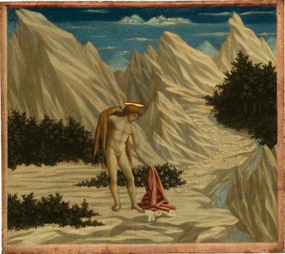 Saint John in the Desert by Domenico Veneziano