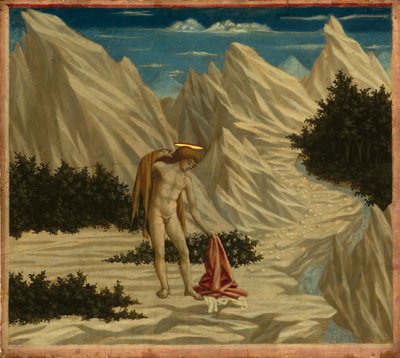 Saint John in the Desert by Domenico Veneziano
