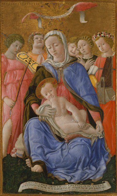 Madonna of Humility by Domenico di Bartolo