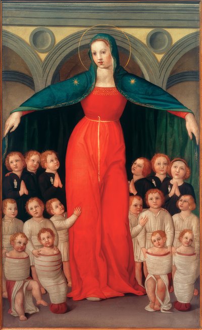 Madonna of the Foundlings by Domenico di Michelino